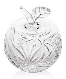 Apfel aus Kristallglas