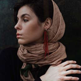 Riya glazen kralen oorbellen