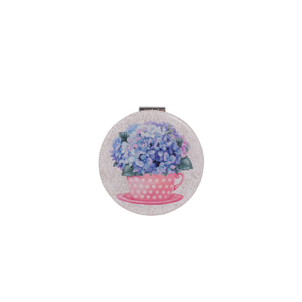 Espejo de bolsillo Taza de Flores 8 cm Isabelle Rose