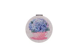Pocket mirror Cup of Flowers 8 cm Isabelle Rose