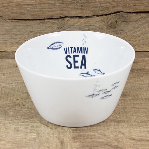 Porseleinen kom Vitamin Sea