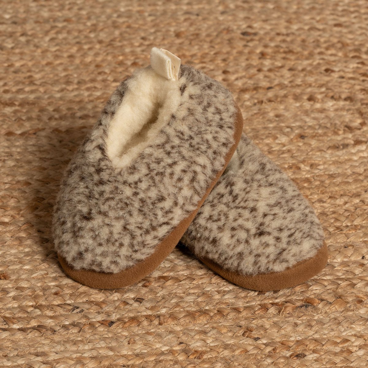 Pantofole in lana merino per bambini