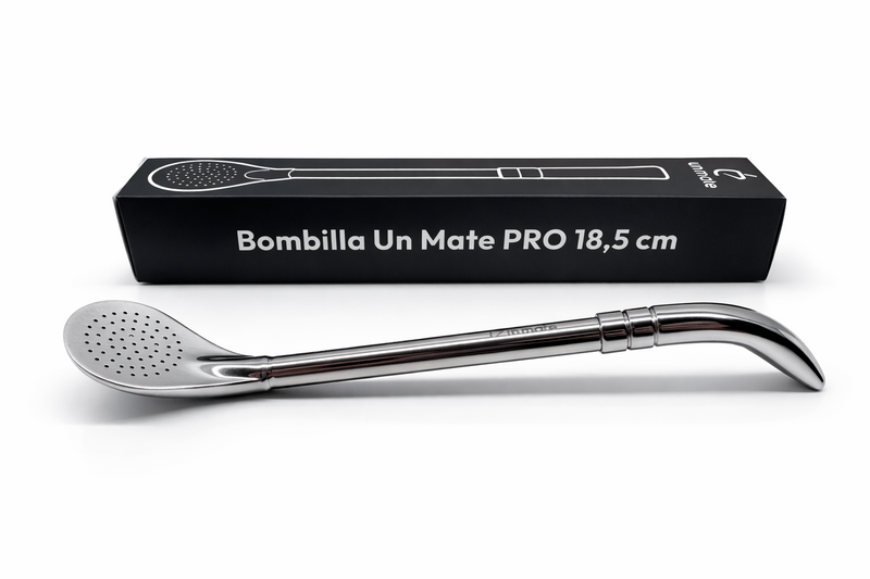 Bombilla Un Mate Pro 18.5 cm - Premium INOX Steel Filter Straw for drinking yerba mate tea