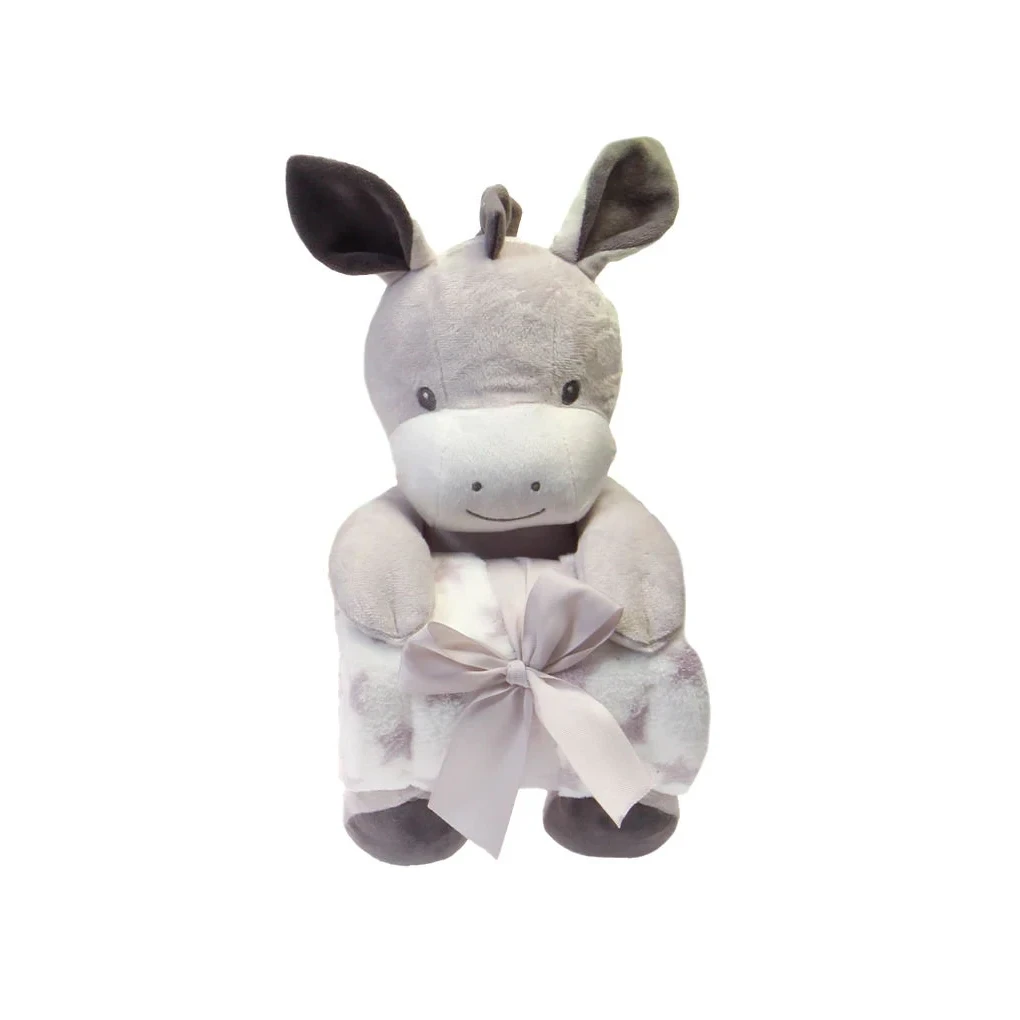 Set coperta e peluche per bebè, Volpe