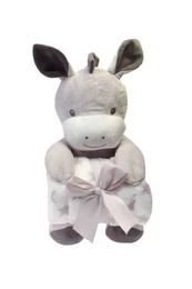 Set coperta e peluche per bebè, Volpe