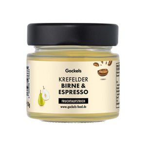 Fruchtaufstrich Birne & Espresso – Für Feinschmecker mit Pfiff