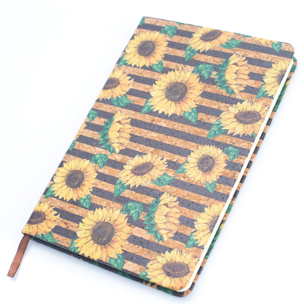 Bedrucktes Notizbuch aus Naturkork L-869