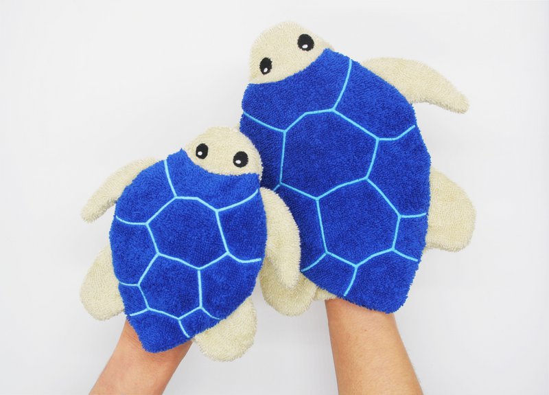 Toallita ORGÁNICA tortuga marina grande