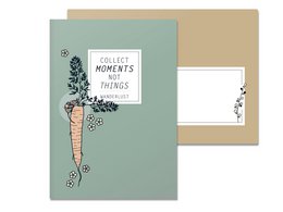 Folding card Collect Moments not Things Wanderlust, mouse