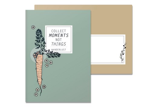 Folding card Collect Moments not Things Wanderlust, mouse