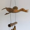 1x Kokosnuss-Enten-Windspiel