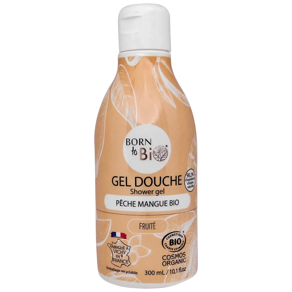 Gel Doccia Mango Pesca Bio Cosmos Organic - Born to Bio 300mL