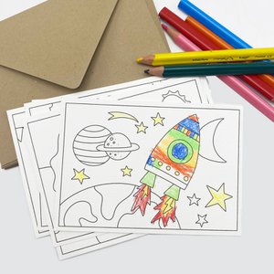 Malkarten – Karten zum Ausmalen