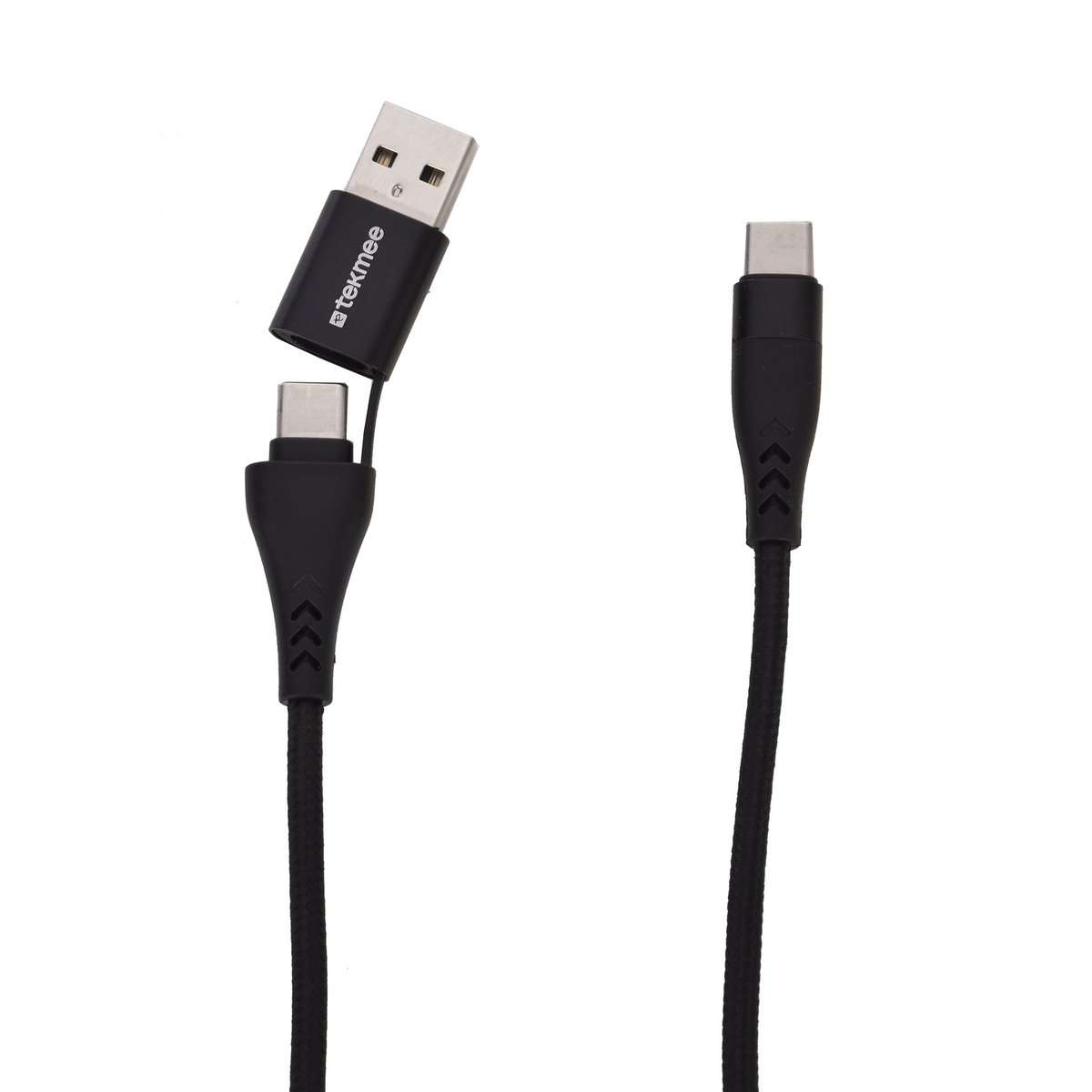 1M 2-IN-1 LIGHTNING/TYP-C UND USB-LADEGERÄT