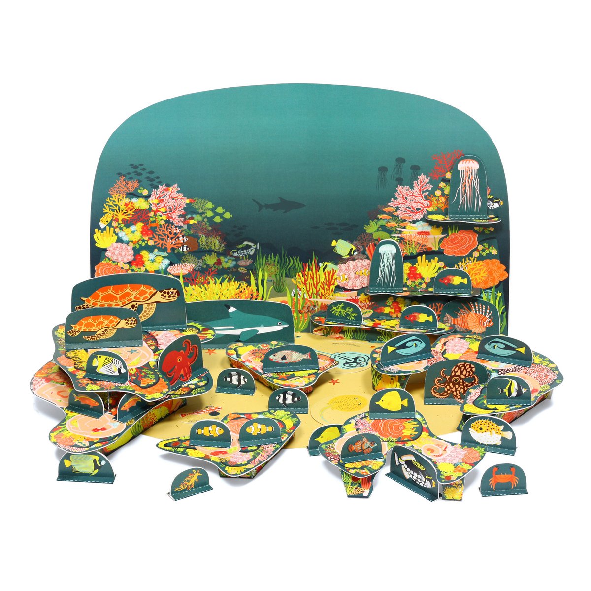 Coral Reef Paper Toy