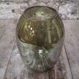 Lara Vase stones luster small 18x25 (CHO91463)