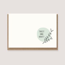 Klappkarte mit Umschlag - "Trost & Kraft"