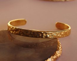 Bartek - Bracciale a polsino martellato