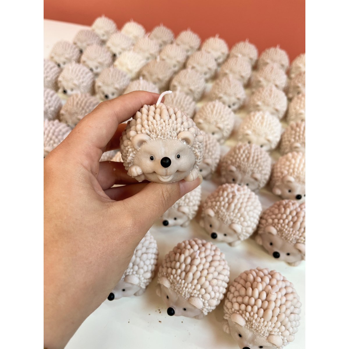 Hedgehog candle