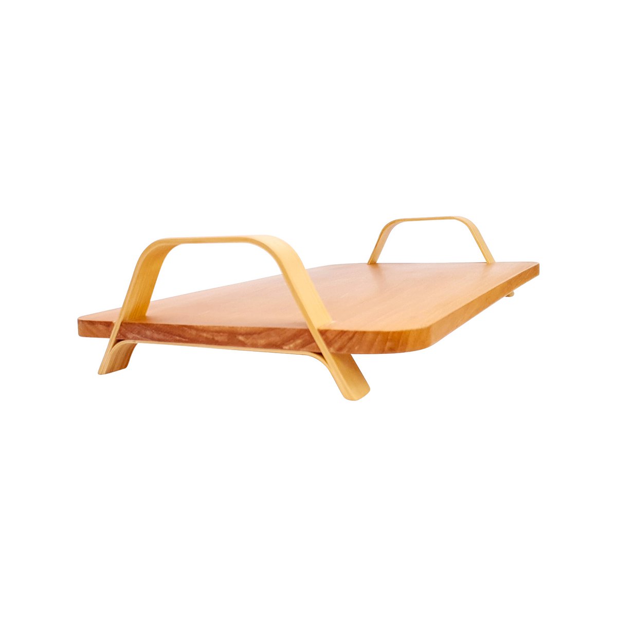 Bana designbakke fra træ og bambus