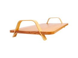 Bana designbakke fra træ og bambus