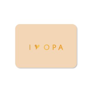 Mini card I love grandpa (with gold foil)