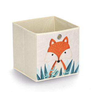 Storage box “Fox”, fleece, beige