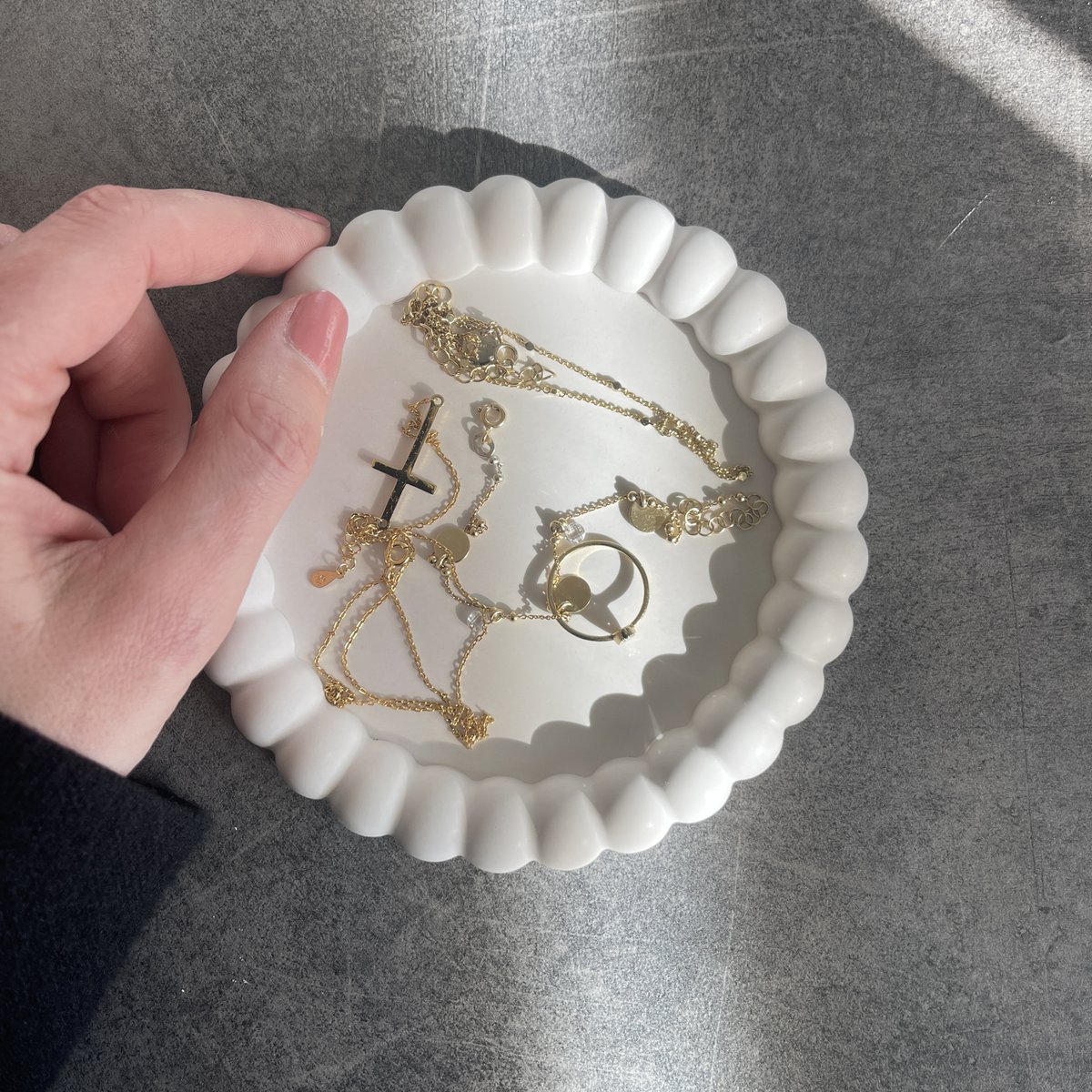 Plateau à bijoux, plateau à bulles