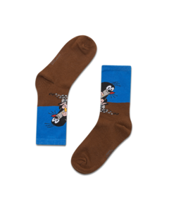 koaa – The little mole “Am Graben” – Socks blue/brown