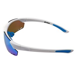 SUNUP Set Magnet Sports Sunglasses Matt White / Full Revo Ice Blue