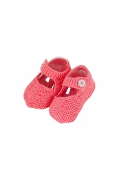 Zapatitos de Punto para Bebé con Tira y Botón