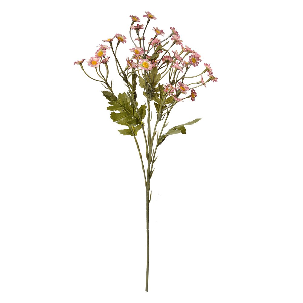Artificial flower 60 cm pink plastic