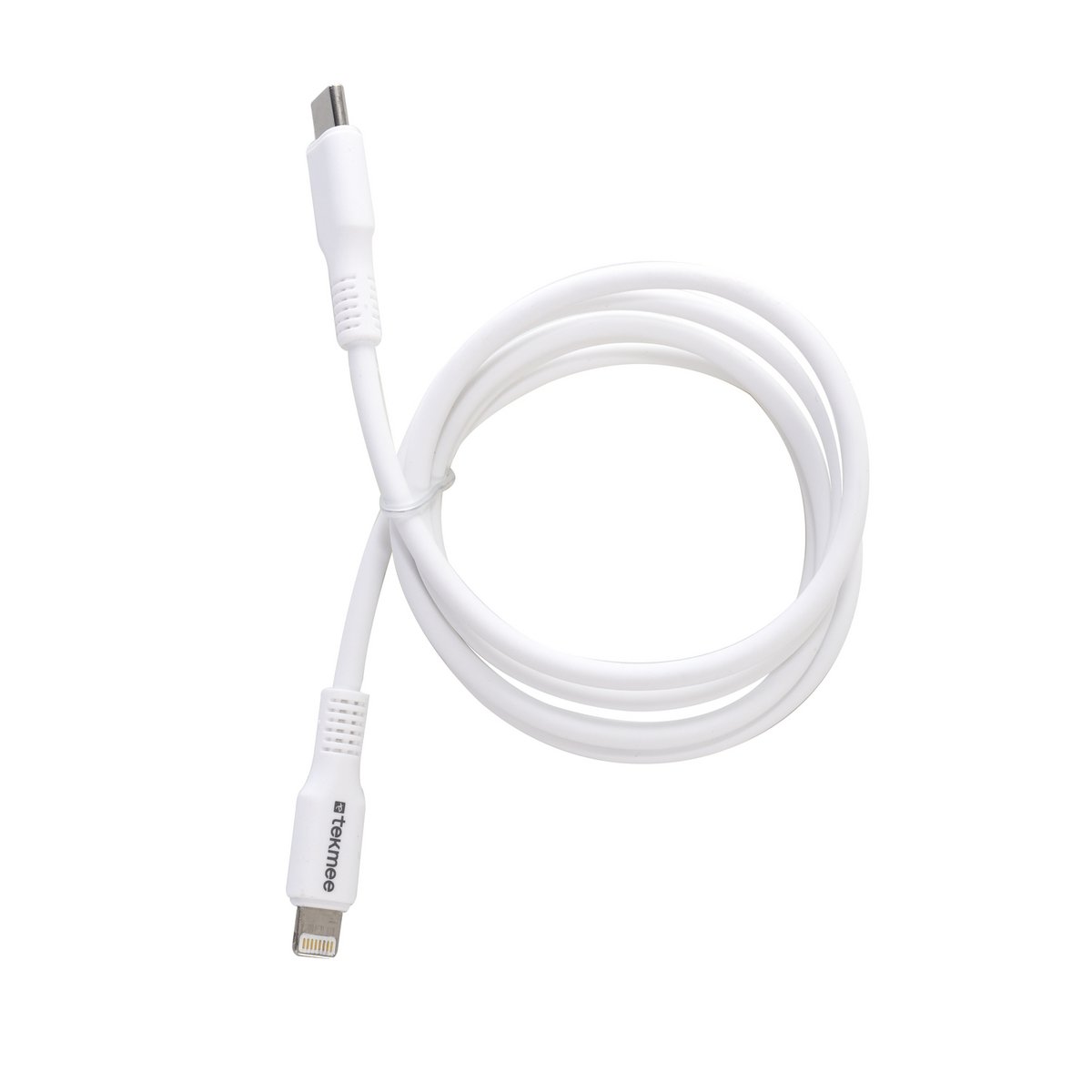TEKMEE Kabel 1M Schnellladung 20W LIGHTNING/TYP-C TPE