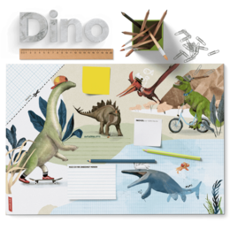 Schreibtischunterlage Dinos – Kritzelblock mit T-Rex & Co.