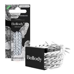 Haargummis Weiß - Bellody®(4 Stk.) - Stylisch geflochtene Haargummis