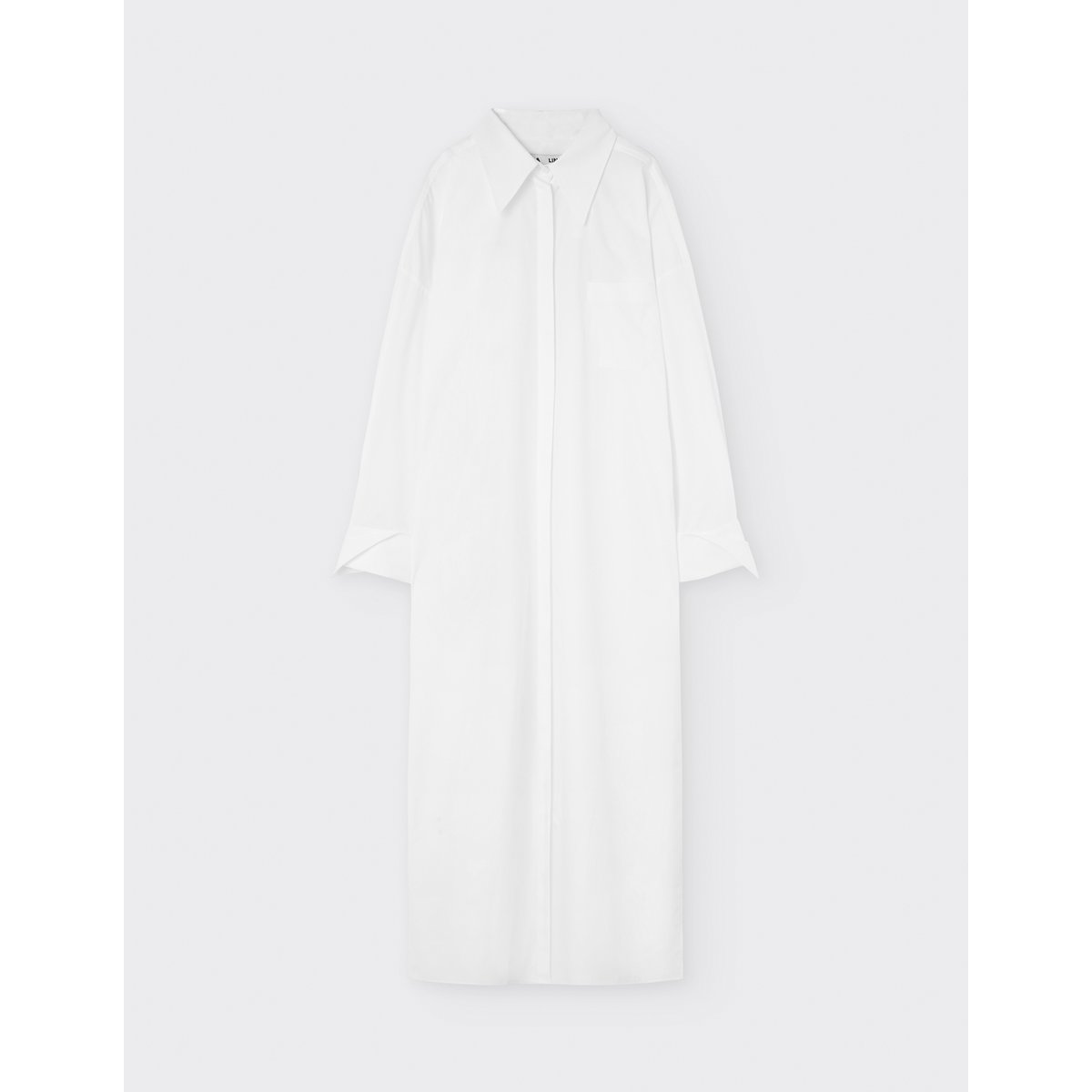 Cotton maxi shirtdress