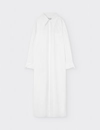 Cotton maxi shirtdress