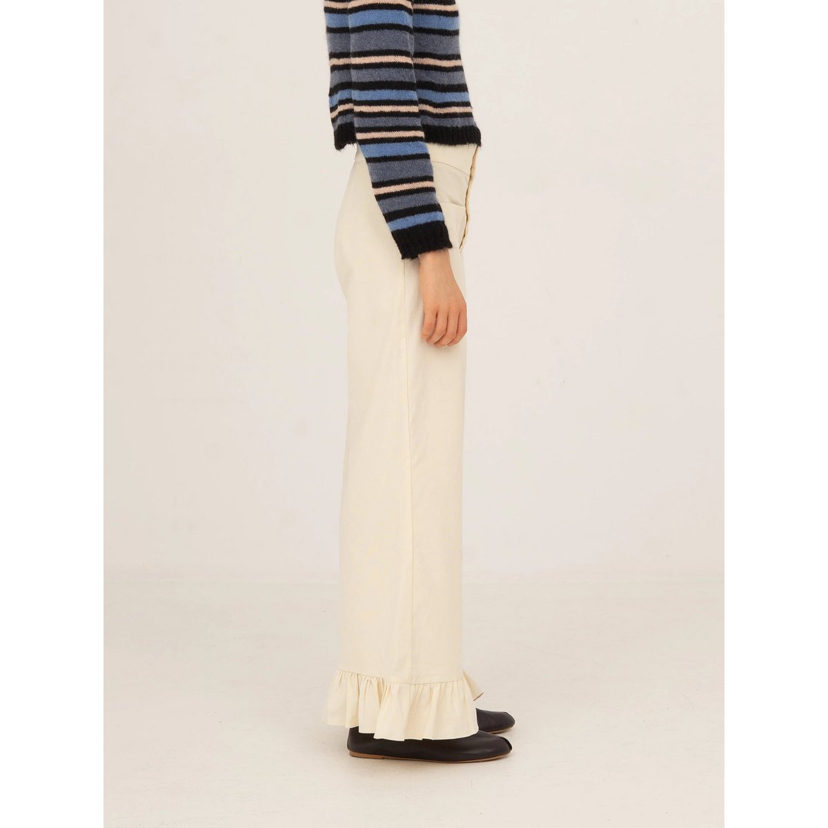 Tender White Corduroy Pants