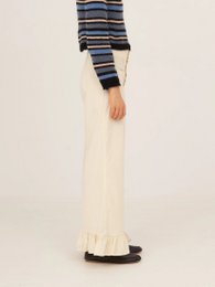 Tender White Corduroy Pants