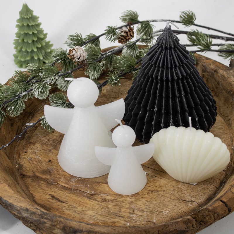 Candle angel white
