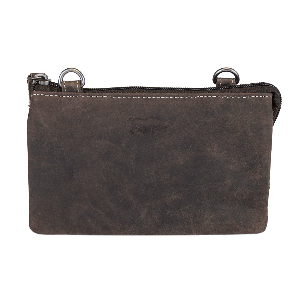 Lille skuldertaske I 3 farver Buffalo Læder - Festivaltaske - Lædertaske Lille - Crossbody taske til kvinder - Str. M