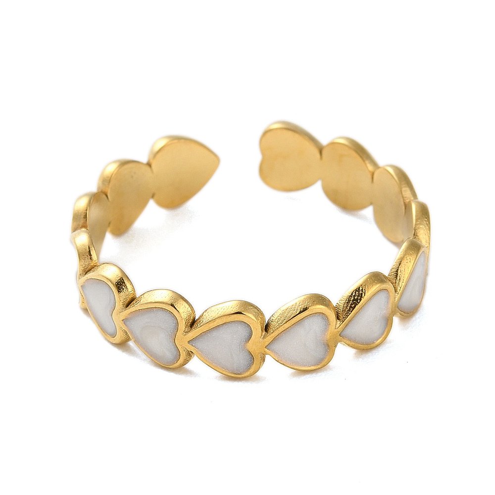 LOUIZ White Heart Ring