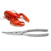 Stainless steel lobster tongs, satined