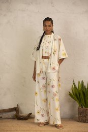 Korte kimono-dansende valmuer