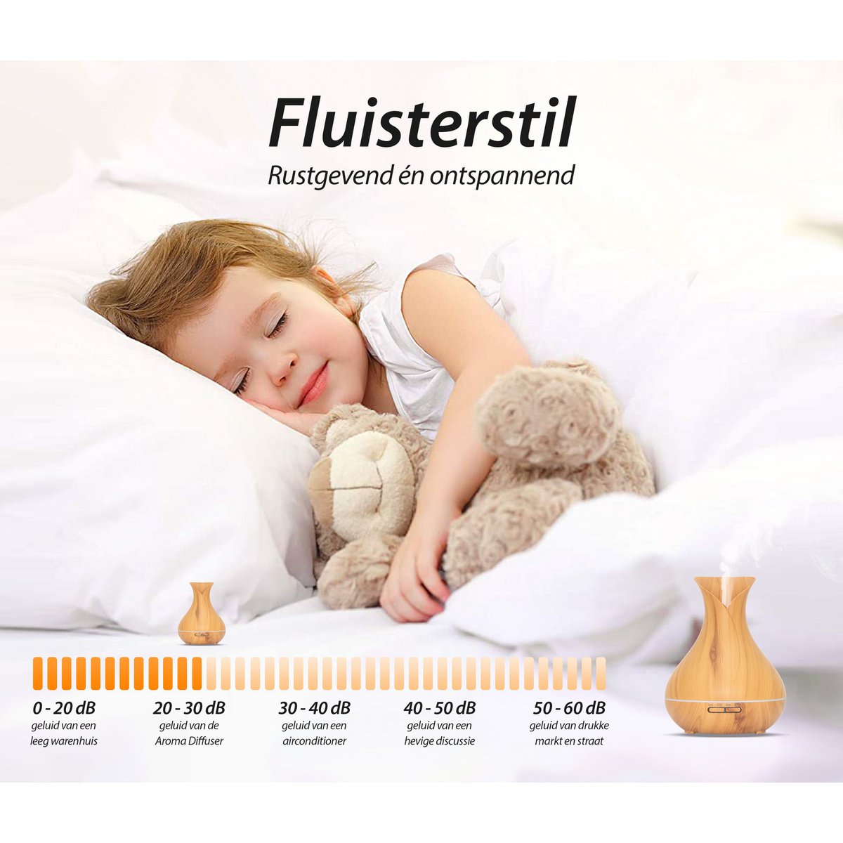 Vitality Pro - Helles Holz - Aroma Diffusor