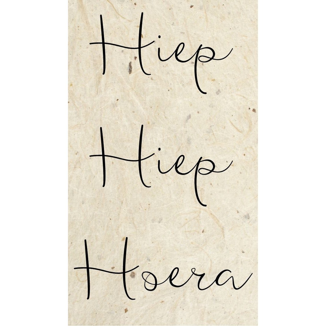Minikarte 'Hip hip hurra'