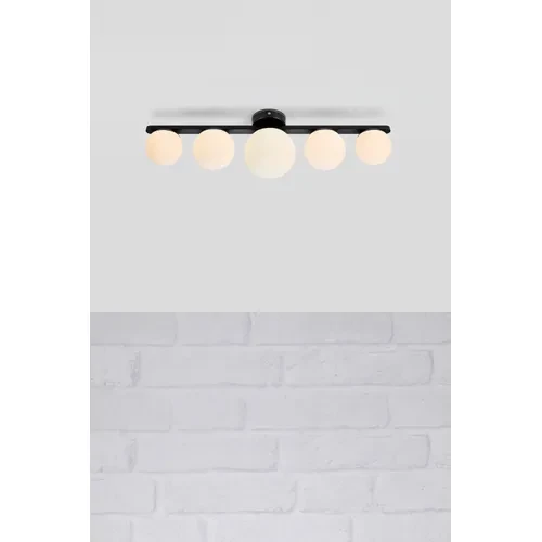 PURO Ceiling/Wall 5L Black/Opal IP44