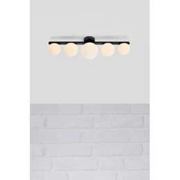 PURO Loft/Væg 5L Sort/Opal IP44