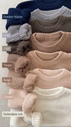 Gebreide Baby Trui - Marine