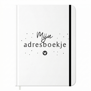 Fyllbooks My address book Black and white - A5